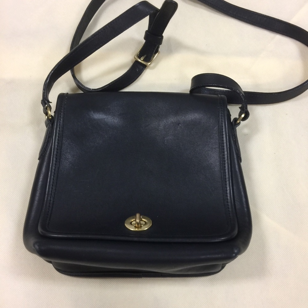 Vintage black coach crossbody